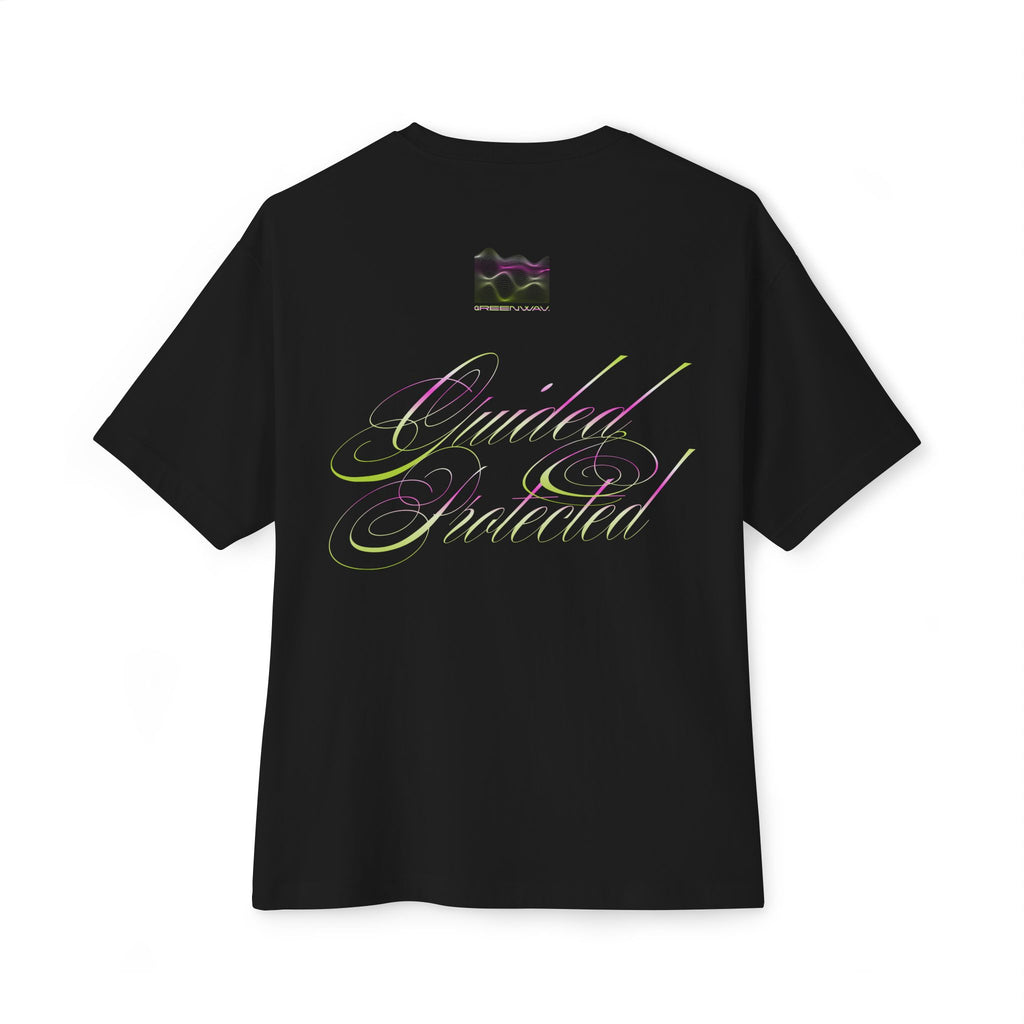 'Guided & Protected' Kiwi - Unisex Oversized Boxy Tee