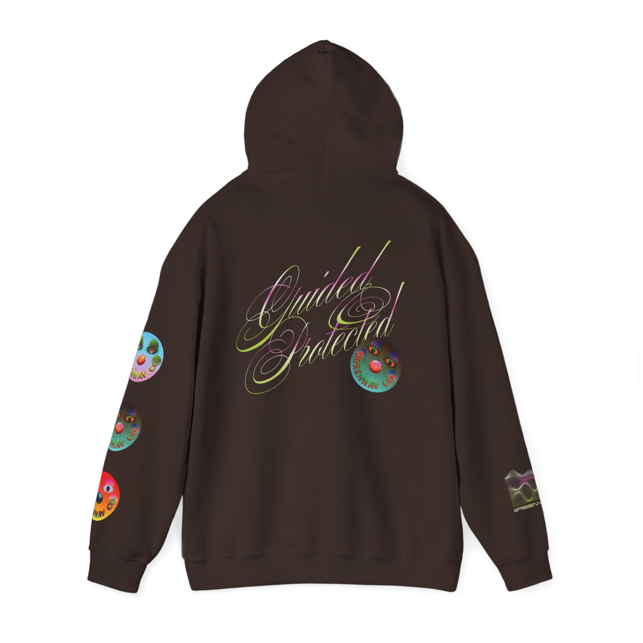 Guided & Protected (Kiwi) - Hooded Sweatshirt