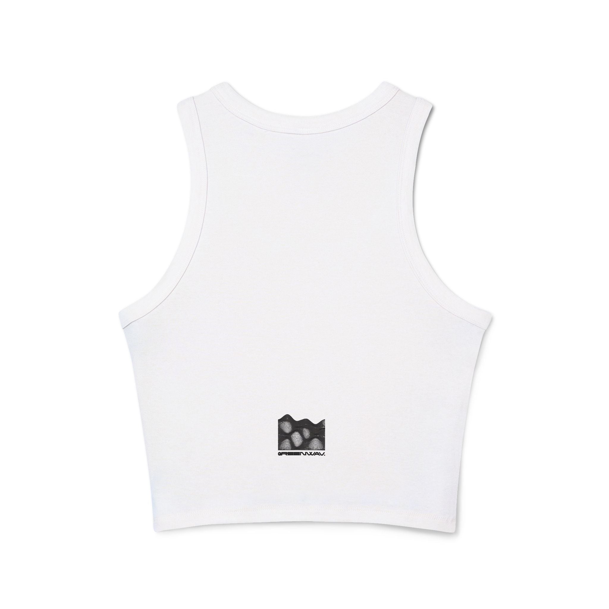 Free The Nipple (Pierced) - Micro Rib Racer Tank Top