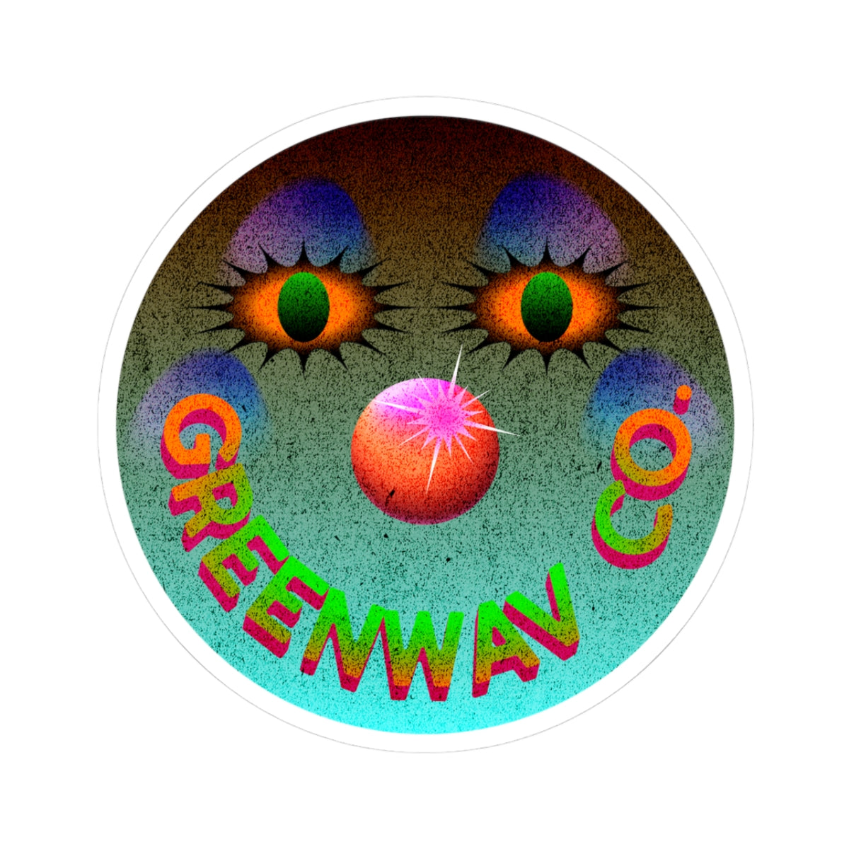 Clown Two- Sticker