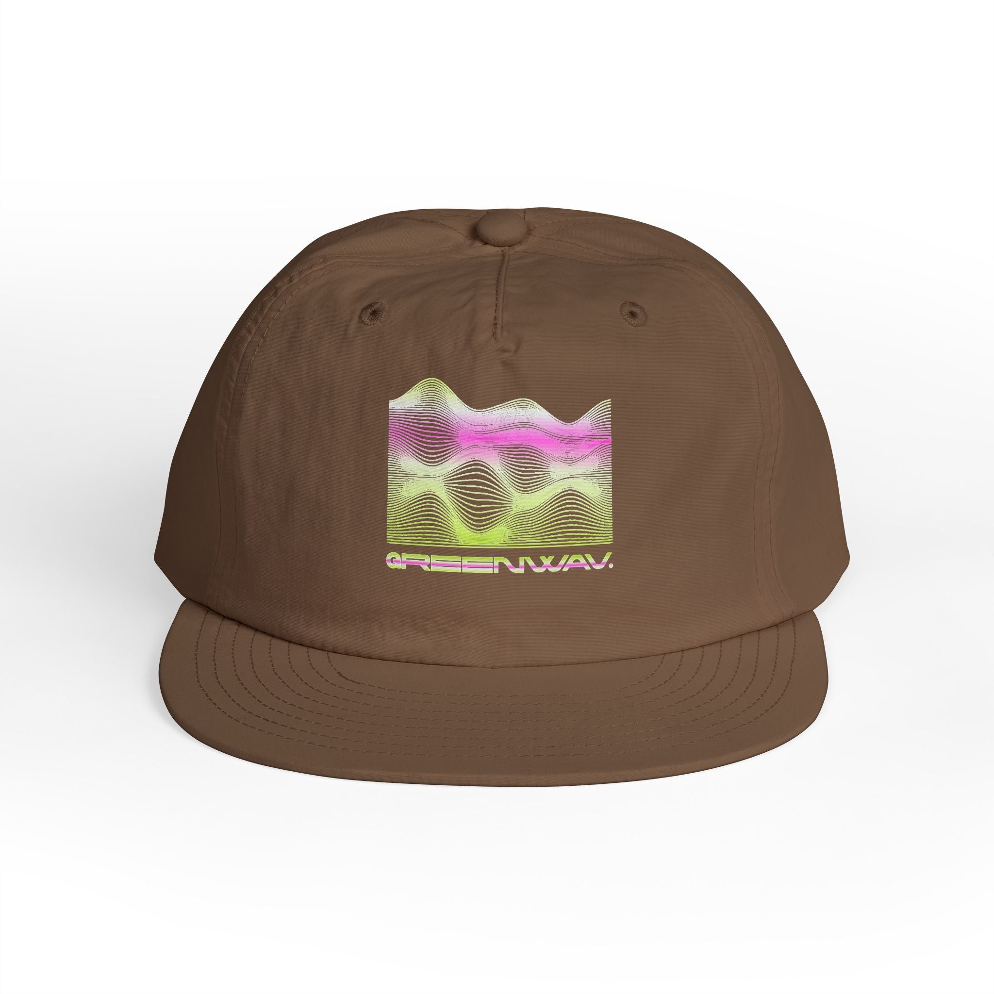 GREENWAV CO. Retro Surf Snapback (Kiwi)