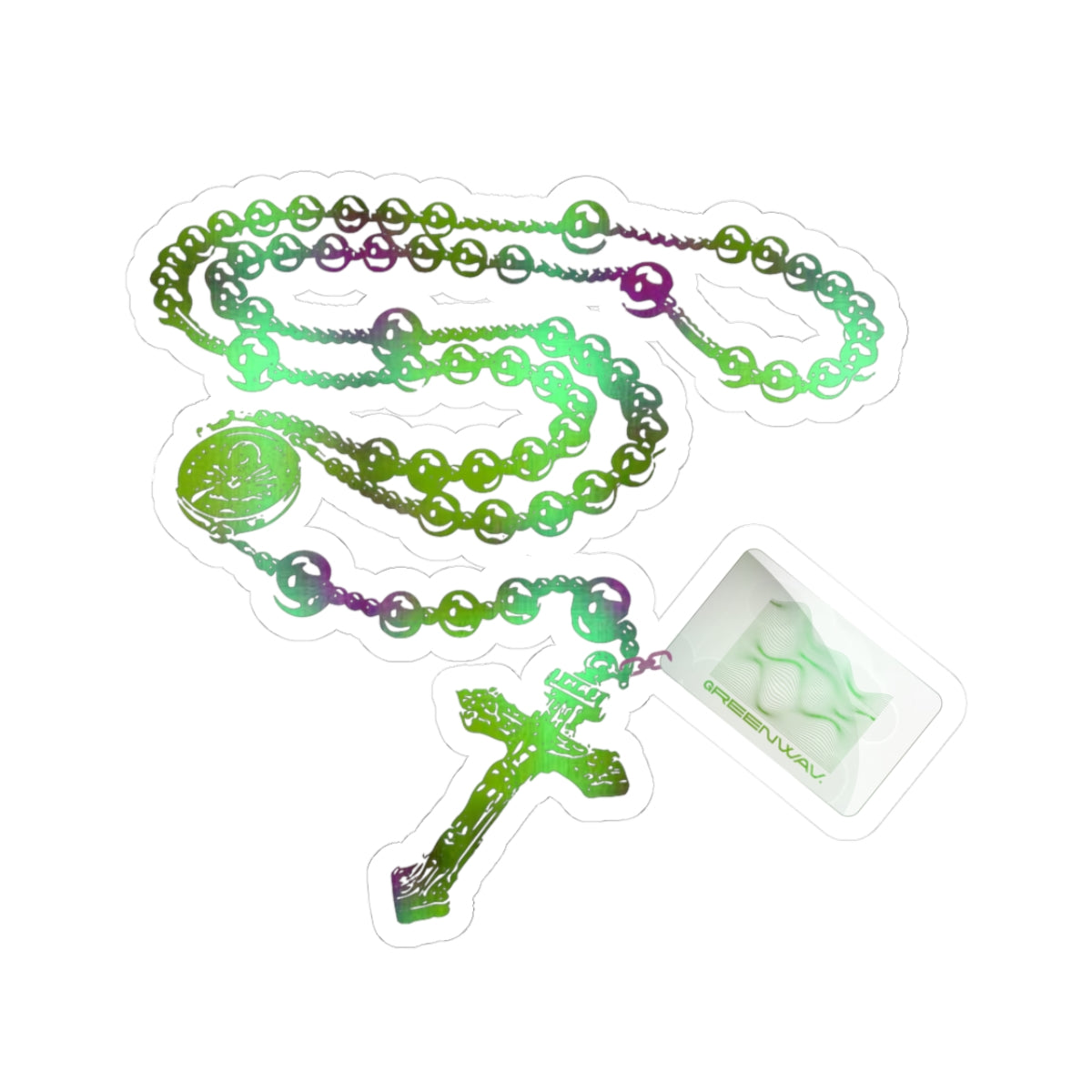 Keychain Rosary - Sticker