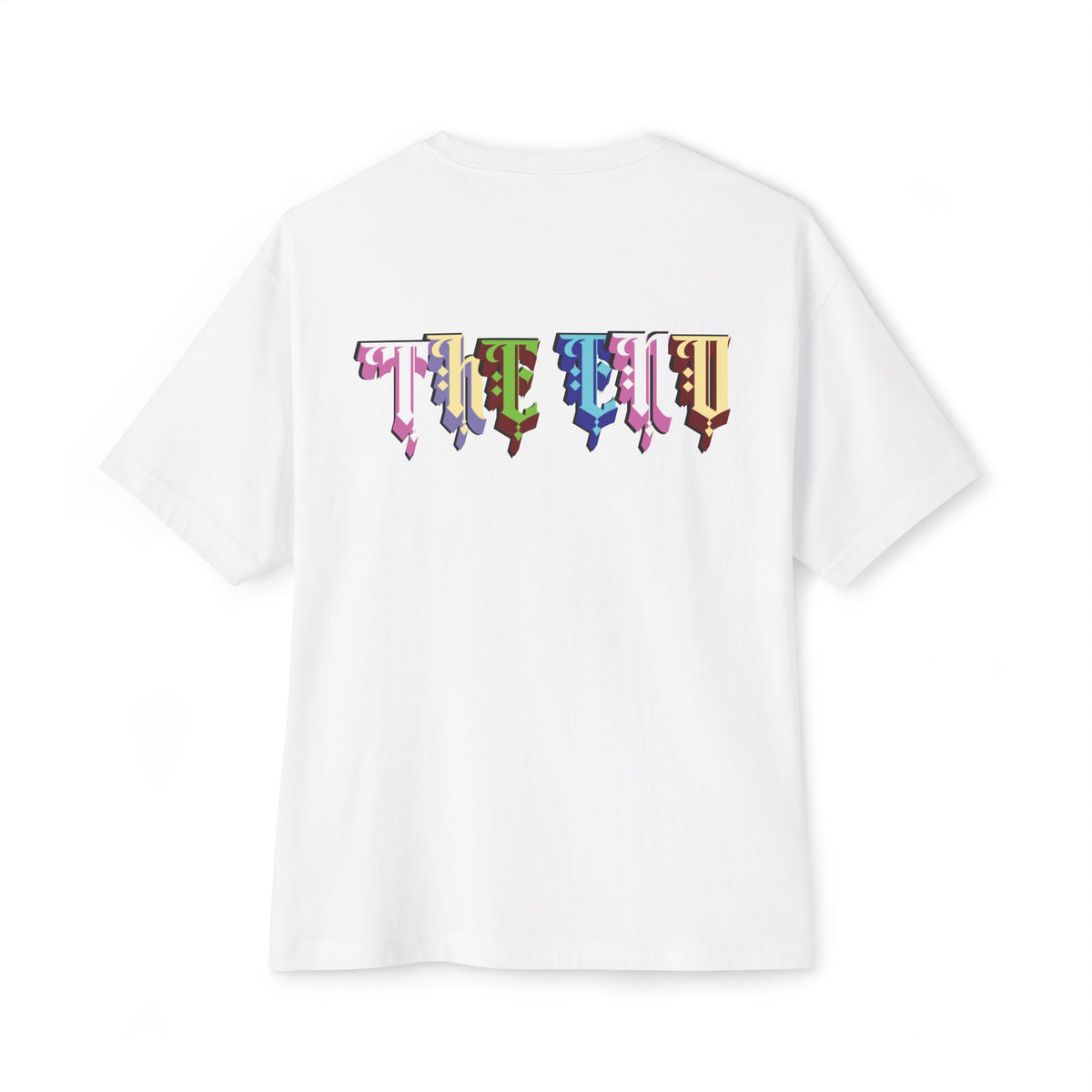 The End (Colors) - Unisex Oversized Boxy Tee