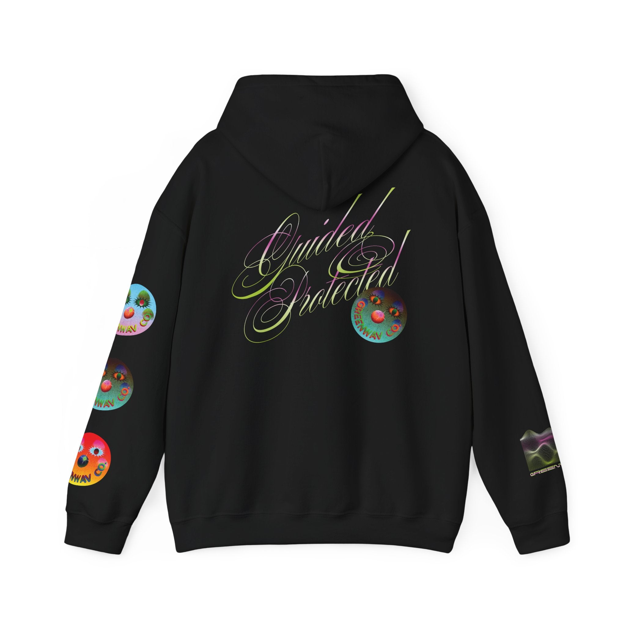 Guided & Protected (Kiwi) - Hooded Sweatshirt